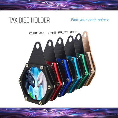 Motorcycle tax disc holder Motorbike Quad Bike Scooter Moped Tax Disc Holder Waterproof multicolor